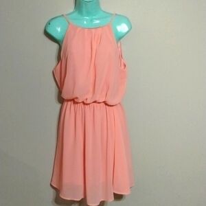 JJ Perfection Elegant pink cocktail dress, mid thigh. Size xl